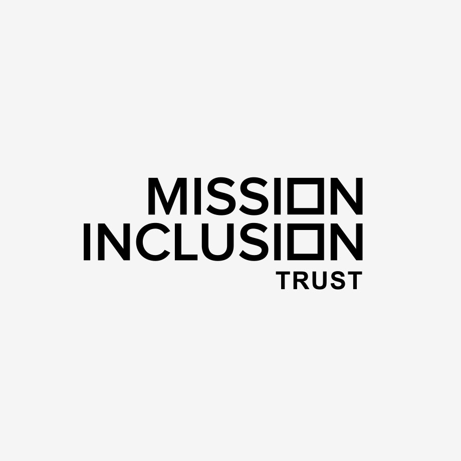 Brand identity design for Mission Inclusion Trust