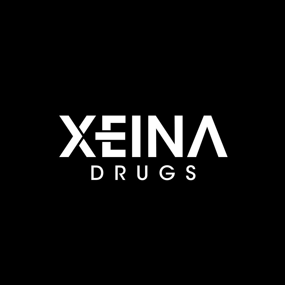 Brand identity design for Xeina Drugs