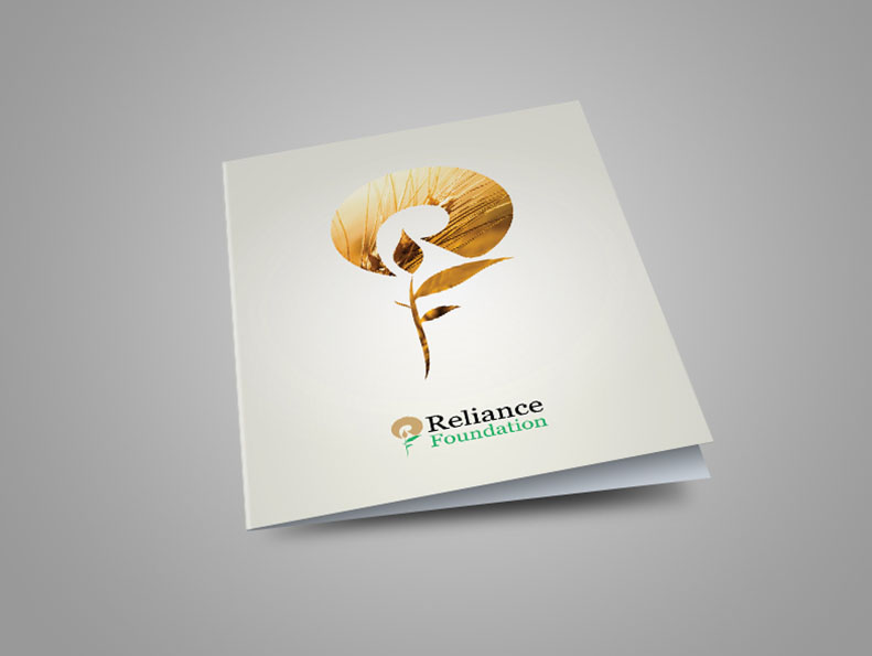 Project brochure for Reliance Foundation